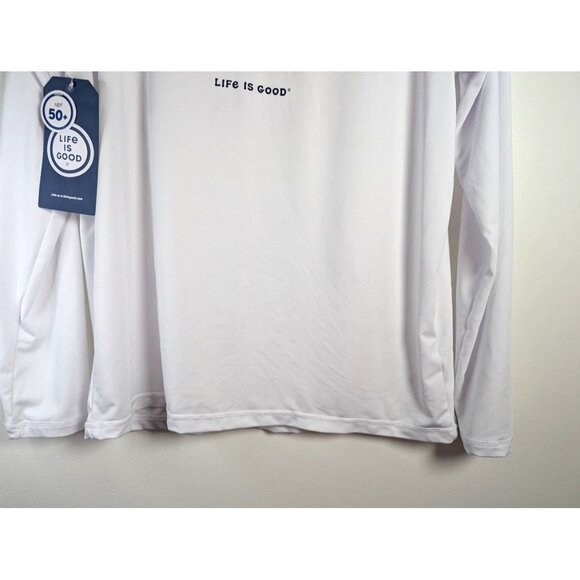 Life is Good Rash Guard Men's Small Long Sleeve UPF 50 Summer Beach Sunshirt NEW - Picture 2 of 8